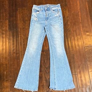 American Eagle High Rise Flare Jeans